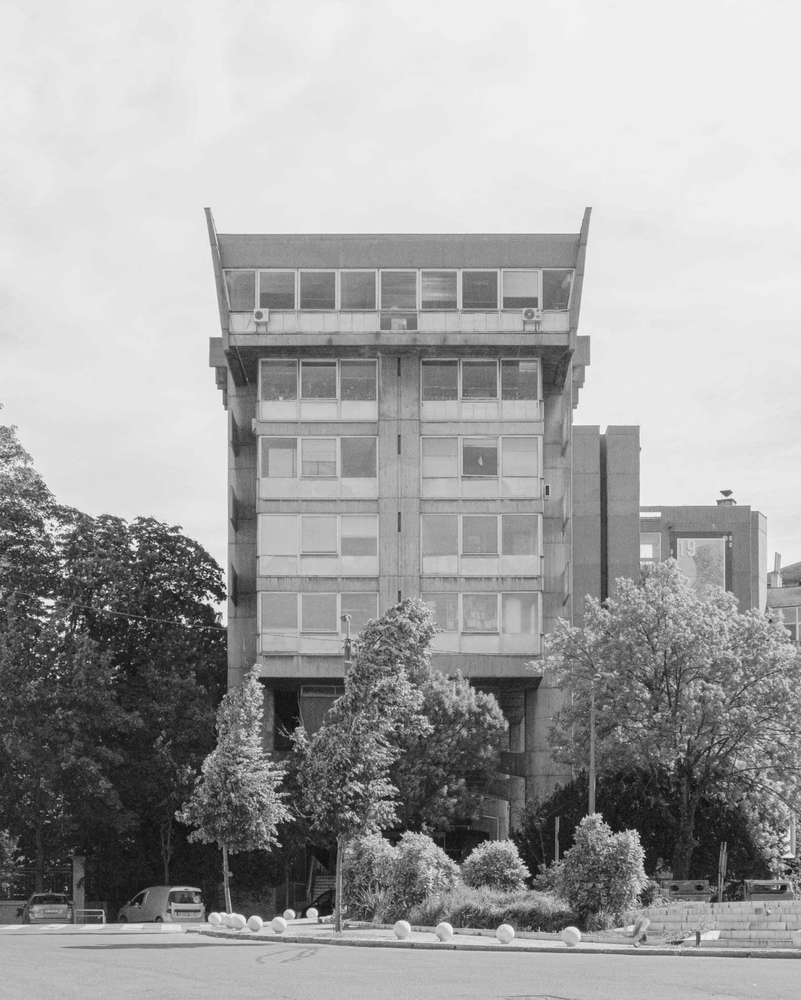 One of three houses