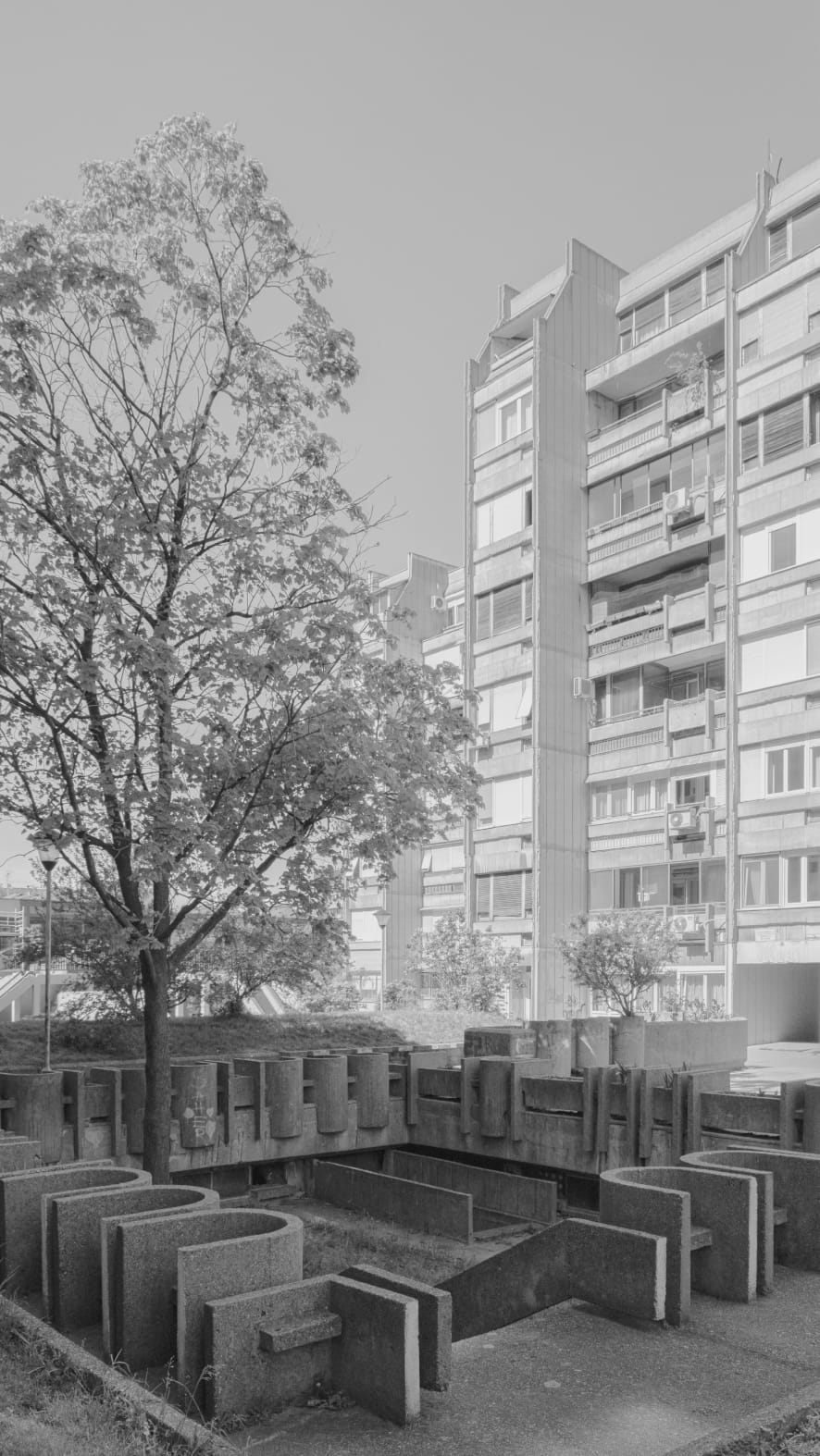 One of three houses